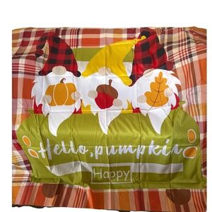 Artsocket Fall Gnomes Bathroom Set Shower Curtain Rugs Toilet‎ Cover Farmhouse